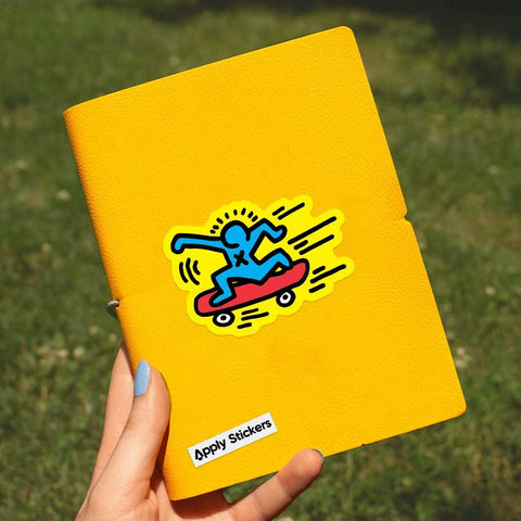 Haring Skater Sticker