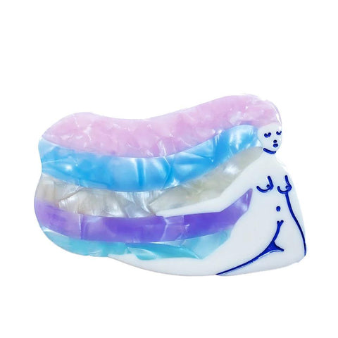 Rainbow Girl Hair Claw