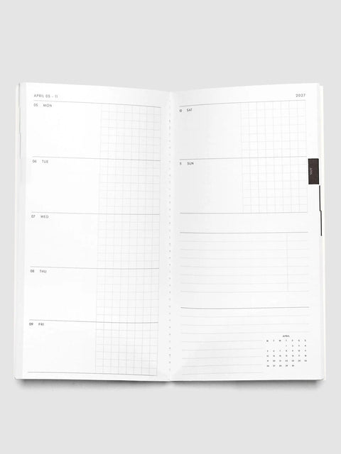 2027 Dated Travel Notebook Set, A5 Slim
