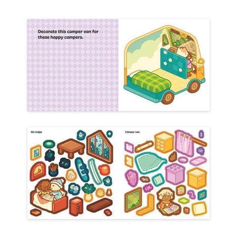 Cute + Cozy Sticker Rooms: Cozy Getaways