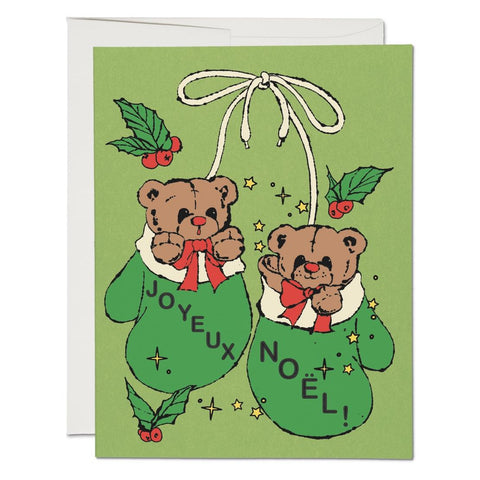 Mitten Bears Card