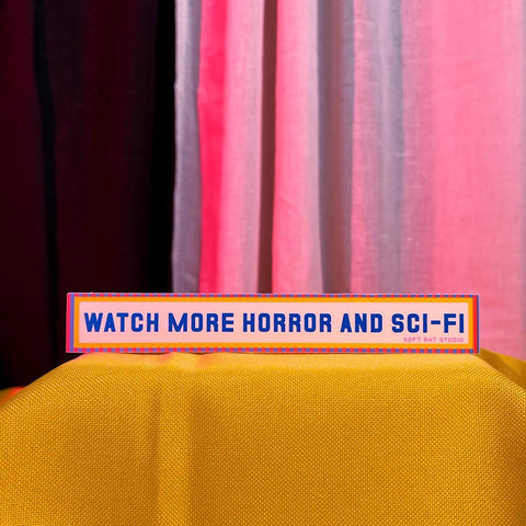 More Horror + Sci-fi Sticker