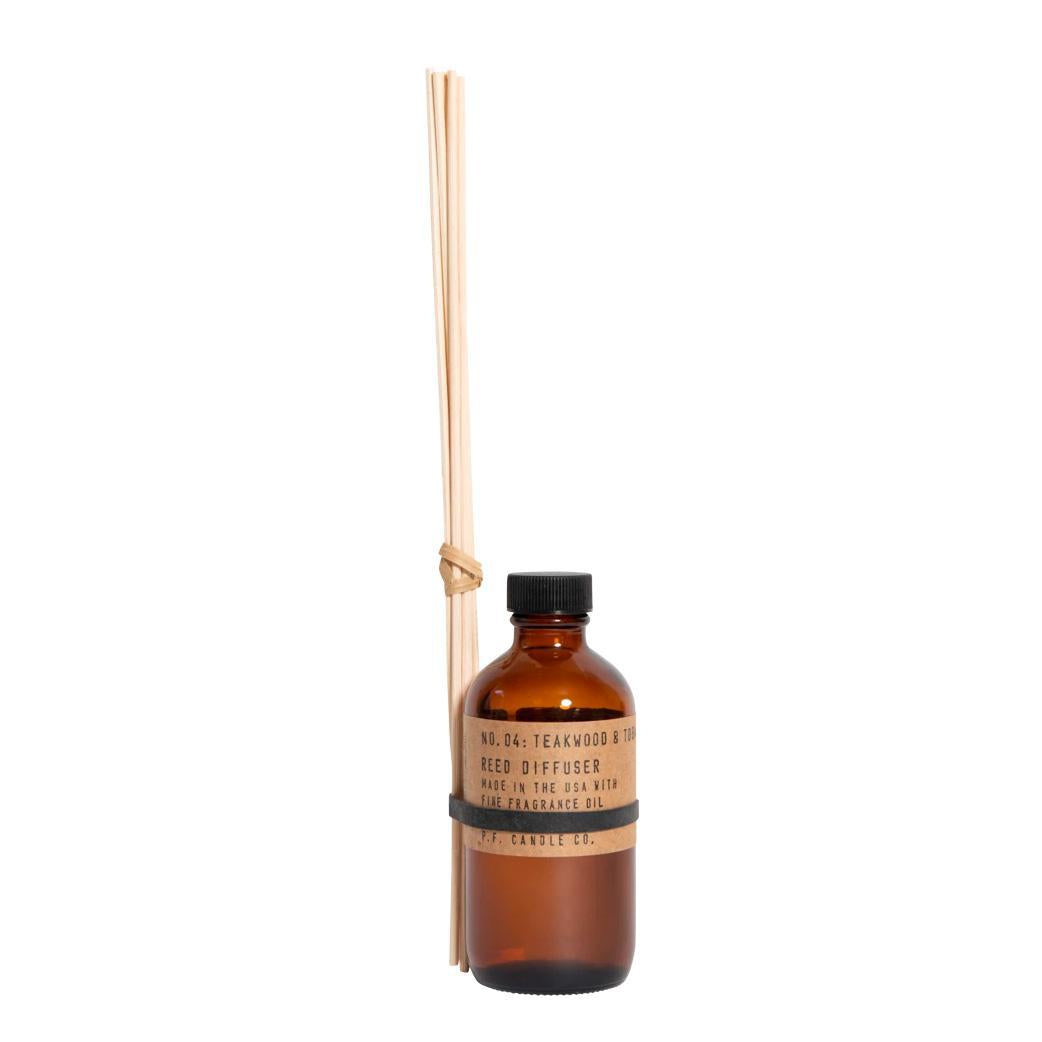 P.F. Candle Co. Reed Diffuser - Teakwood & Tobacco - Thumbnail 2