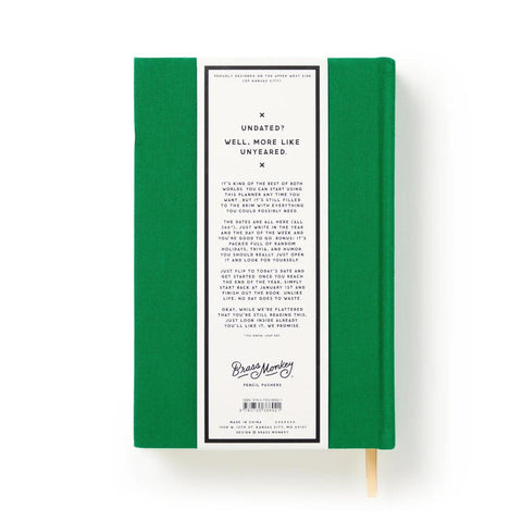 Days of My Life Daily Undated Planner