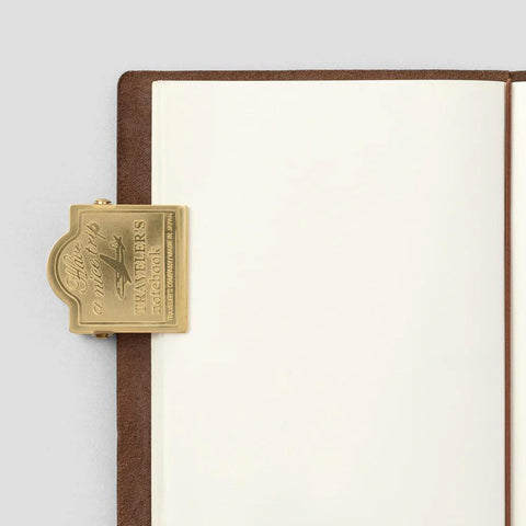TRAVELER'S notebook, 030 - BRASS Clip, Airplane