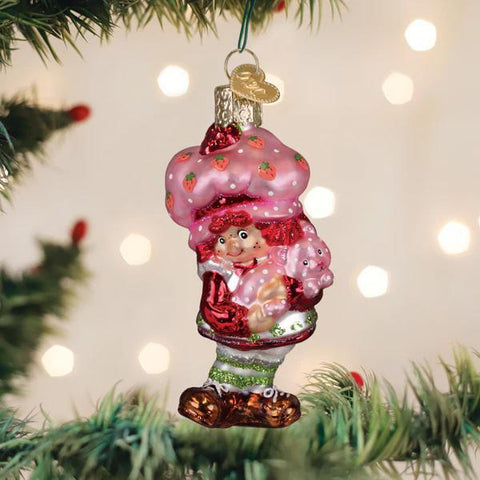 Strawberry Shortcake + Custard Ornament