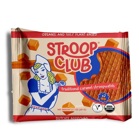 Vegan Traditional Caramel Stroopwafel