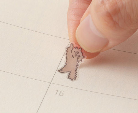 Lined Cat Sticker Sheet