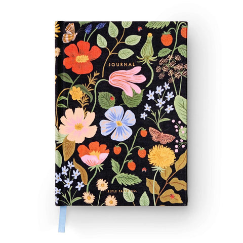 Strawberry Fields Fabric Journal
