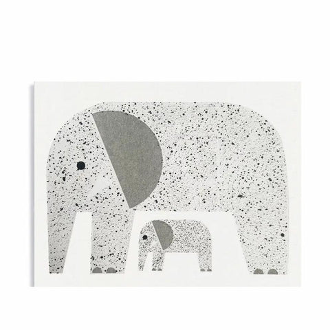 Elephants Mini Card