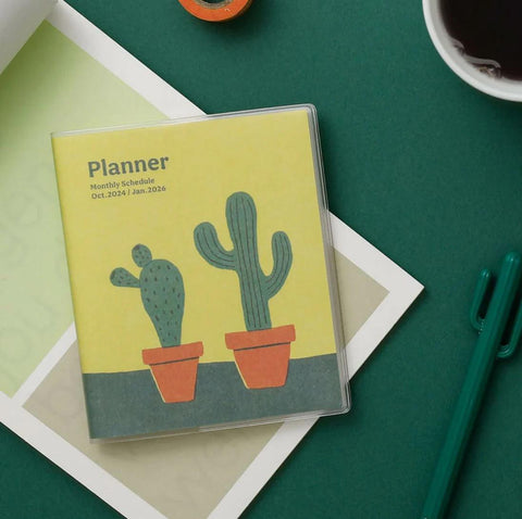 Cactus 2025 Monthly Planner