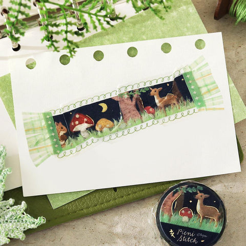 Small Forest Pieni Stitch Washi Tape