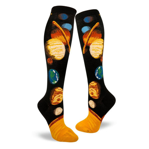 Solar System Knee High Socks