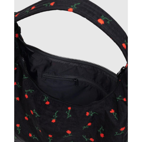 Nylon Shoulder Bag, Painted Wildflower