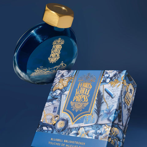 Bluebell Brushstrokes Fountain Pen Ink