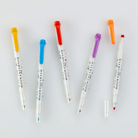 MILDLINER Dual-Tip Stamp Marker Set