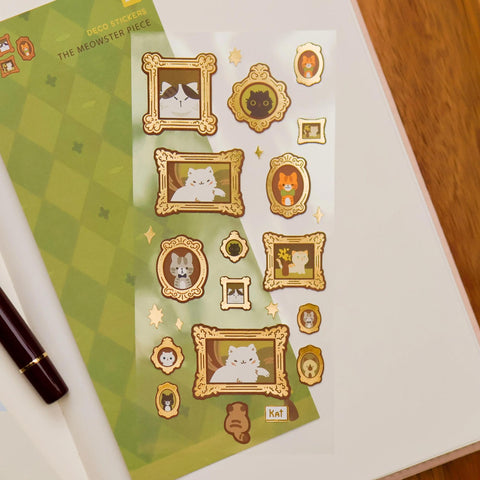 Meowster Piece Sticker Sheet