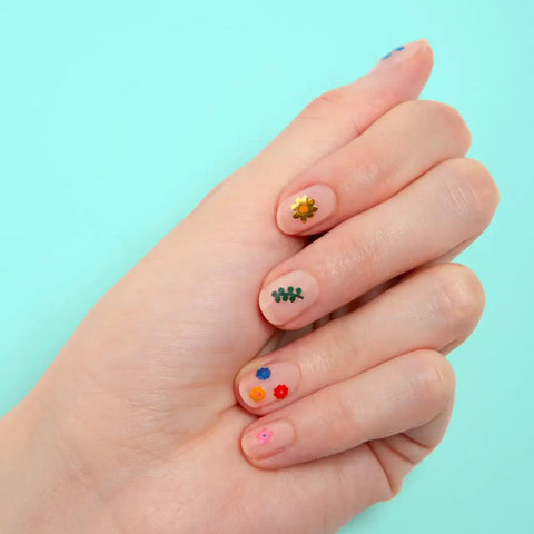 Flower Nail Stickers