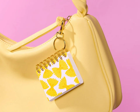 Farfalle Teenybook Mini Notebook Bag Charm