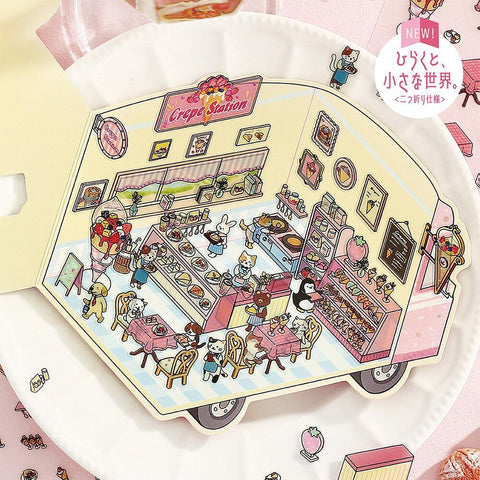 Crepe Shop Diorama Stickers