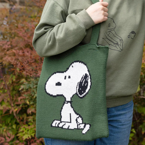 Snoopy Knit Tote
