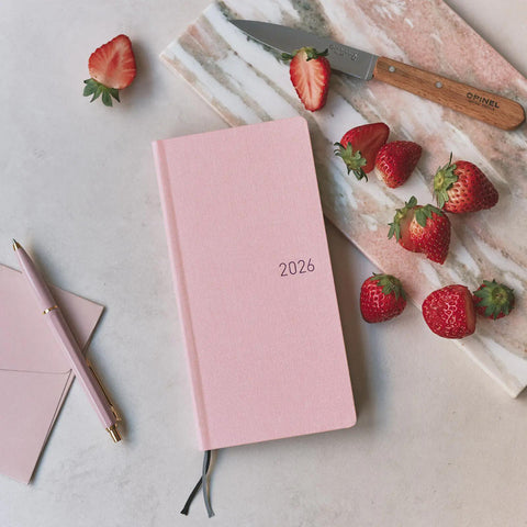 Strawberry Milk Hobonichi Techo Weeks 2026 Planner