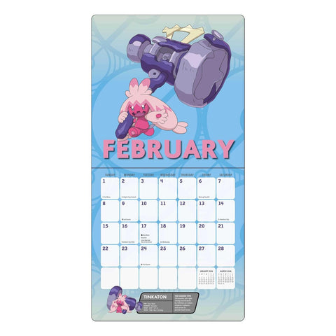 Pokémon 2026 Wall Calendar