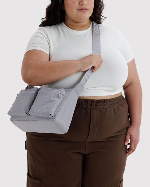 Medium Cargo Crossbody Bag: Fog