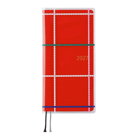 Clear Cover for Hobonichi Weeks, Yoshie Watanabe: Dotted Plaid