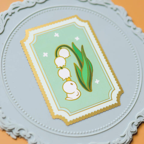 Lily of the Valley Duckie Sticker