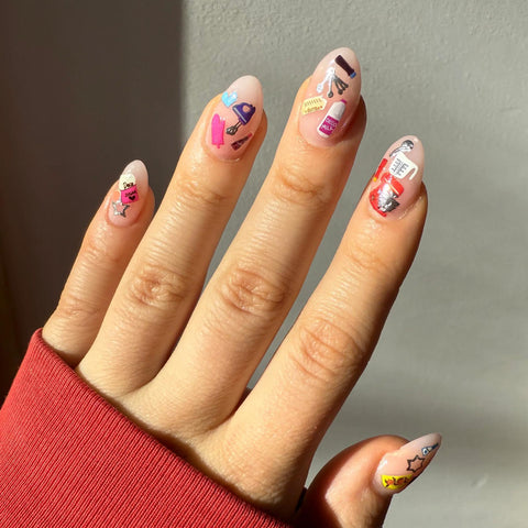 From Scratch Nail Art Stickers