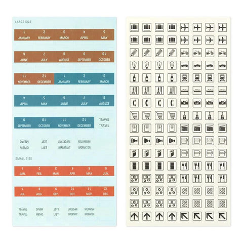 TRAVELER'S notebook 2027 Customized Sticker Set