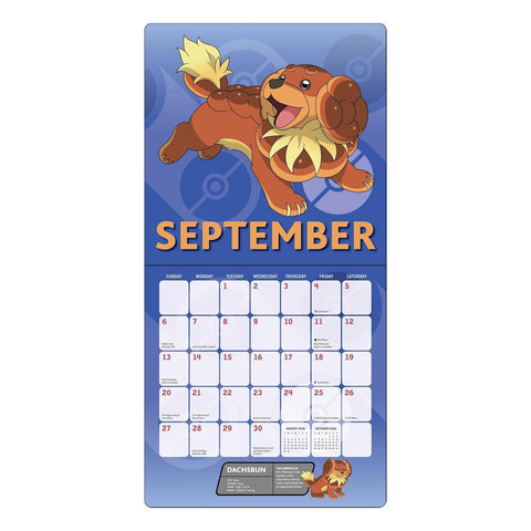 Pokémon 2026 Wall Calendar