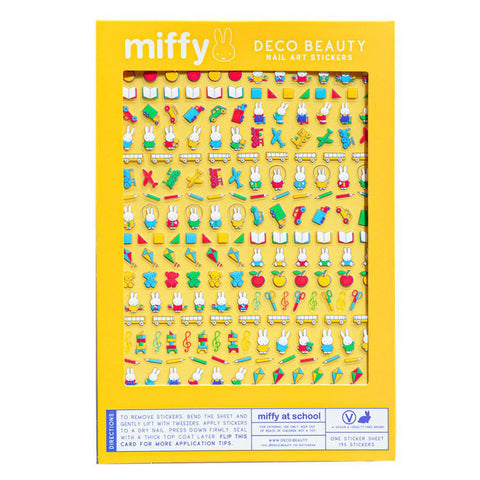 Miffy at School Nail Art Stickers
