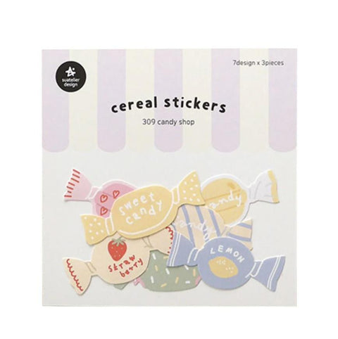 Candy Shop Cereal Stickers