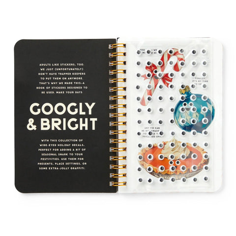 Googly + Bright Holiday Sticker Book