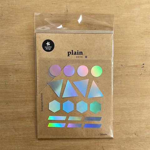 Plain.25 Hologram Stickers
