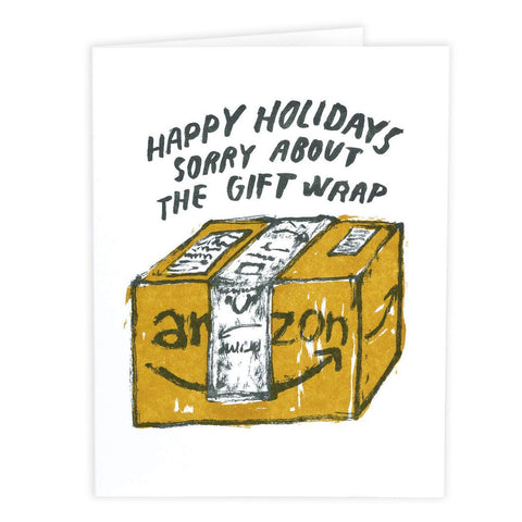 Sorry About the Gift Wrap Card