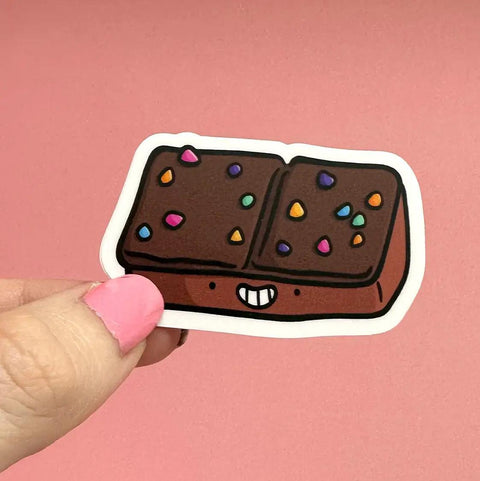 Outer Space Brownie Mini Sticker