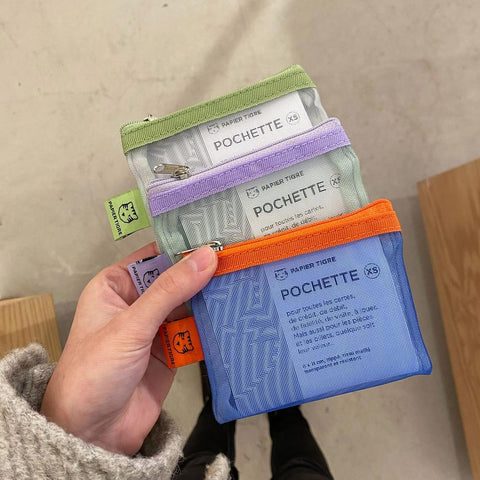 Extra Small Mesh Pocket, Lilac Mint