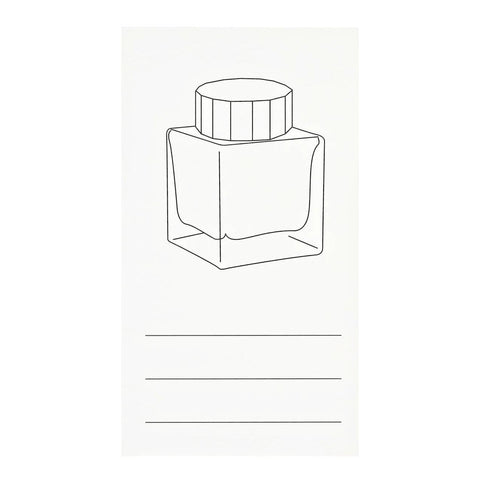 Vertical Ink Color Swatch Cards