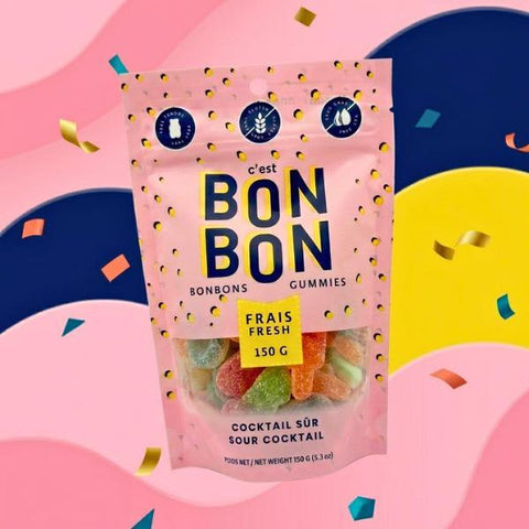 Sour Cocktail Gummy Candies
