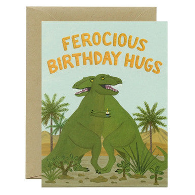 Ferocious Birthday Hugs Card