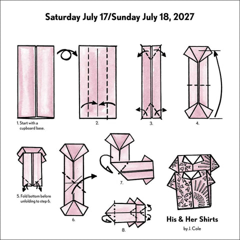 Easy Origami 2027 Day-to-Day Calendar