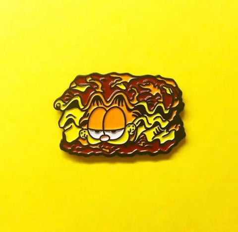Lasagna Cat Enamel Pin