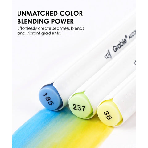 Dual Tip Alcohol Markers, Set of 48