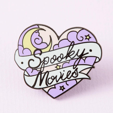 Spooky Movies Enamel Pin