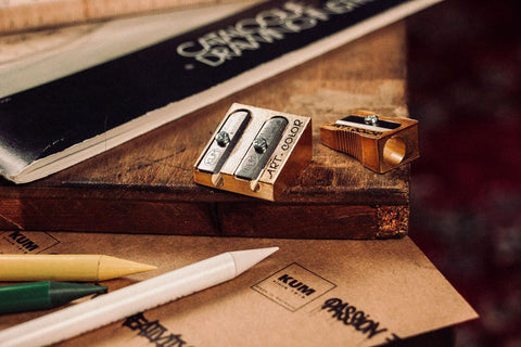 Brass Double Pencil Sharpener