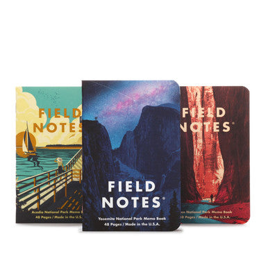 National Parks Field Notes, Series A