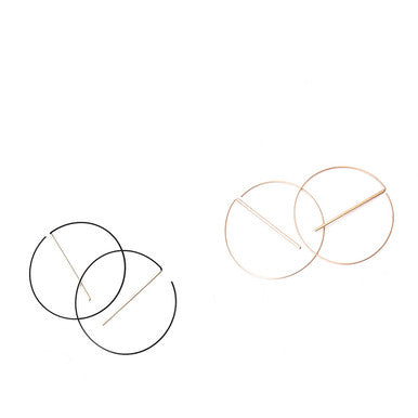 Float Hoop Earrings